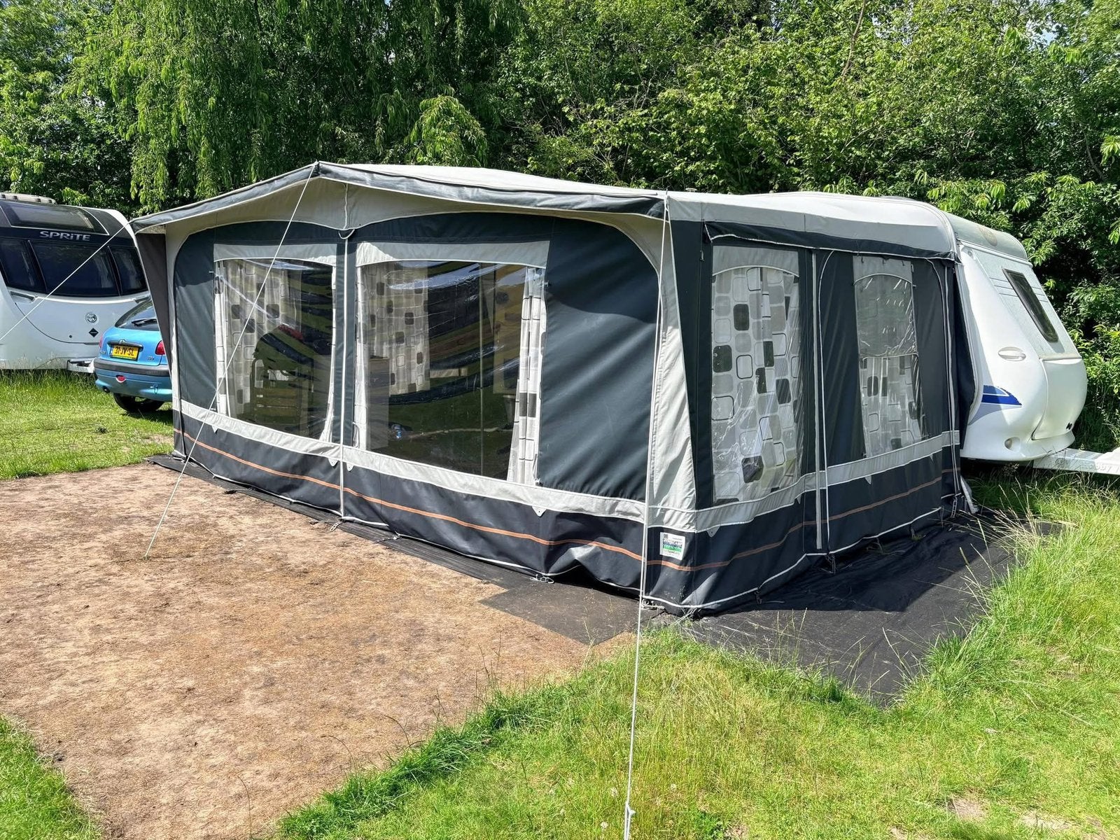 Voortent hypercamp lazio 350, Caravans en Kamperen, Ophalen, Gebruikt