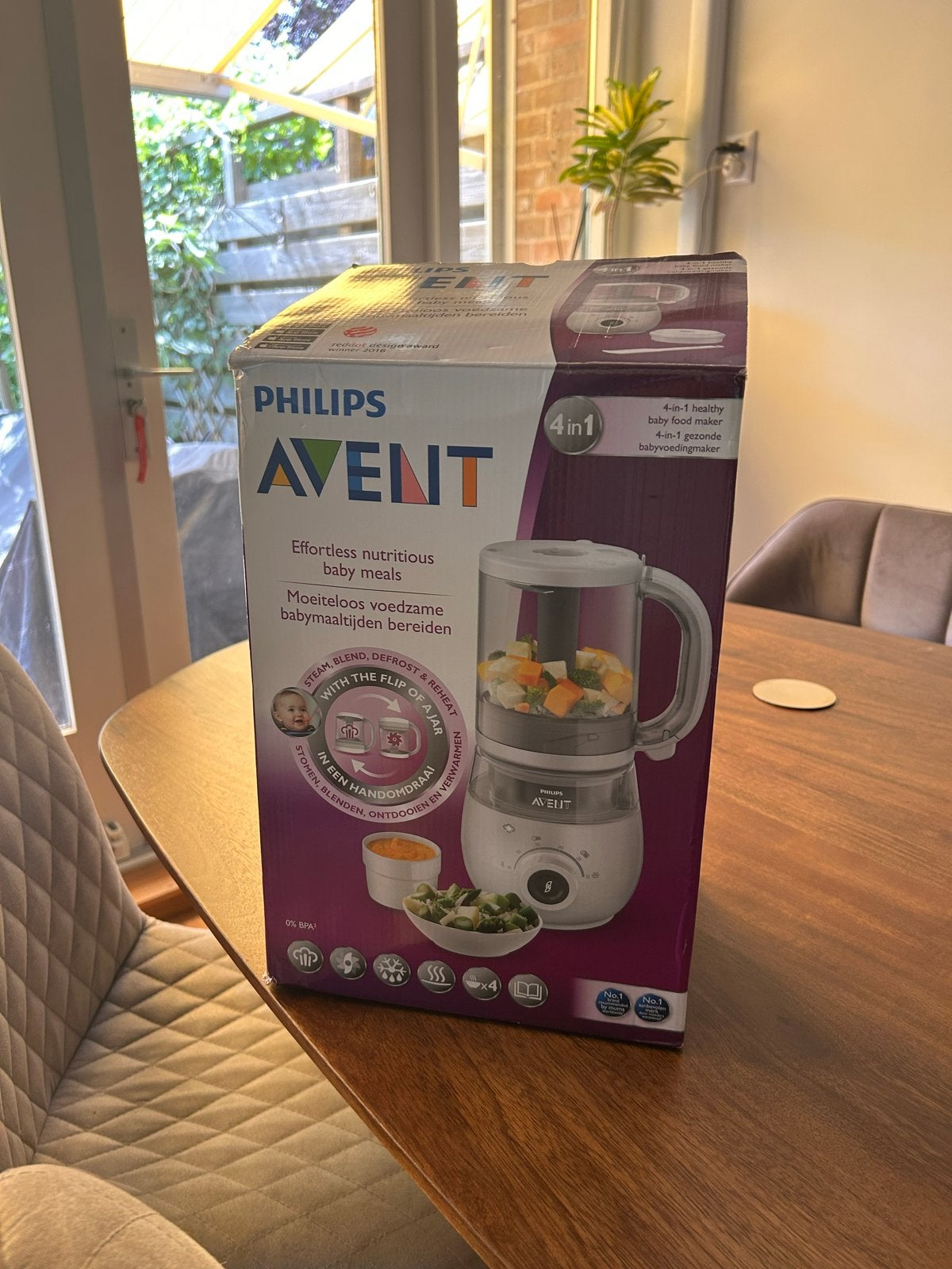 Philips Avent 4-in-1 babyvoedingmaker, Ophalen, Stoomfunctie, Philips Avent, Zo goed als nieuw