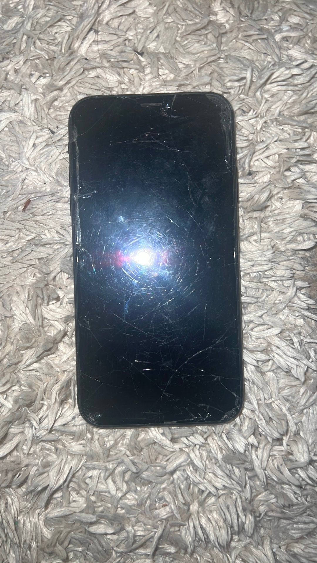 Iphone xr kapot scherm, Ophalen of Verzenden, Zo goed als nieuw, Zwart, 64 GB