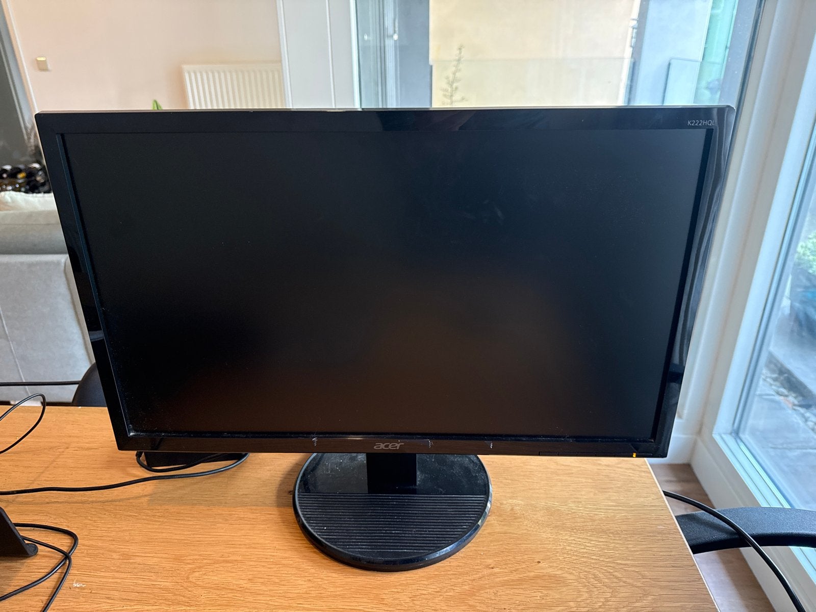 Acer K222HQL 21.5 inch monitor - Full HD, Computers en Software, Ophalen, In hoogte verstelbaar, Full HD, 60 Hz of minder