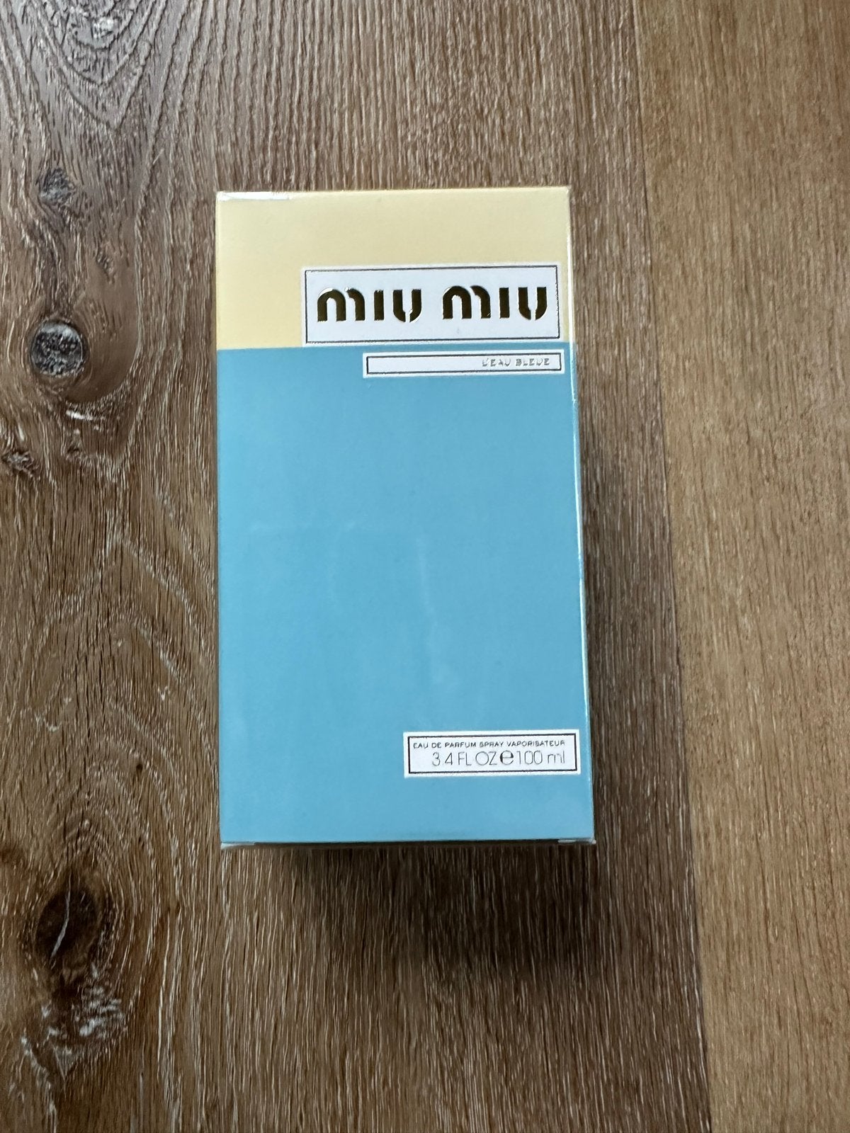 Miu Miu L'Eau Bleue Eau de Parfum 100ml - Nieuw, Sieraden, Tassen en Uiterlijk, Uiterlijk | Parfum, Ophalen of Verzenden, Nieuw
