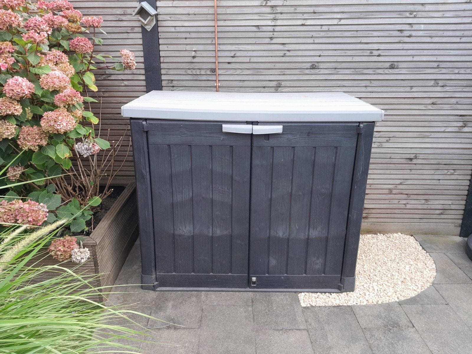 Keter opberg/kussenbox 140x80x120 cm, Ophalen, Gebruikt, Kunststof, Overige typen