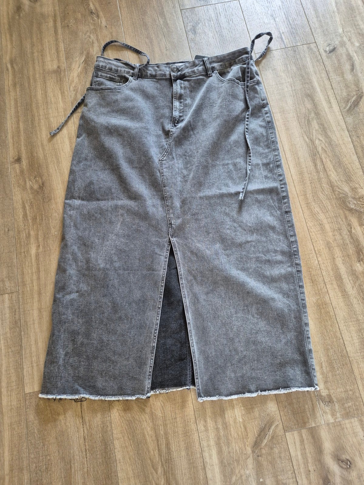 Grijze spijkerrok Norah maat 46 nieuw, Maat 46/48 (XL) of groter, Nieuw, Ophalen of Verzenden, Norah
