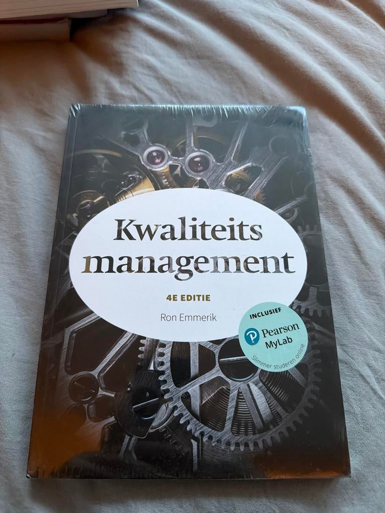 Kwaliteitsmanagement 4e editie - Nieuw in folie, Ophalen of Verzenden, Gamma, Nieuw, HBO