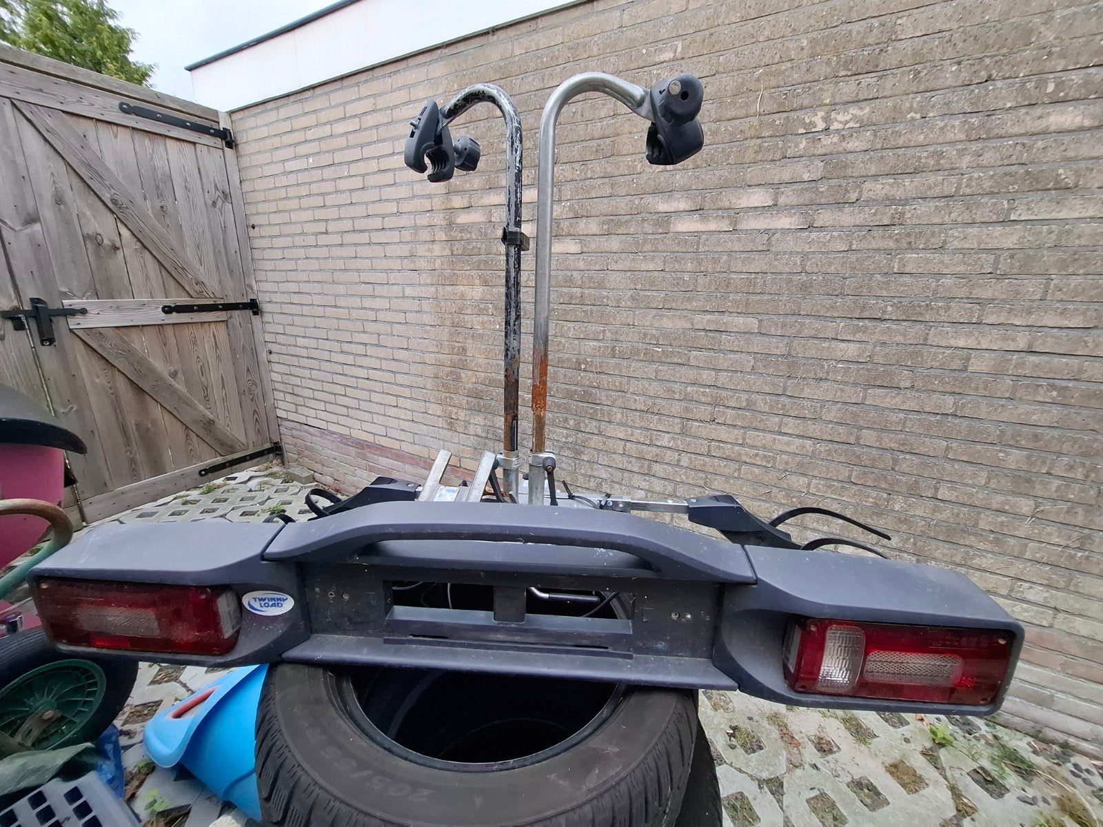 Fietsendrager voor 2 fietsen - Twinny Load Power Carrier, Auto diversen, Fietsendragers, Ophalen, Gebruikt, Trekhaakdrager