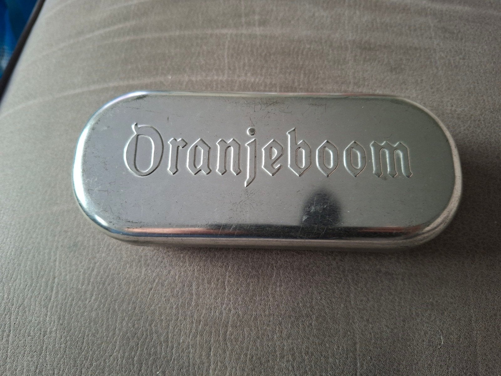 Vintage Oranjeboom blikje / doosje, Ophalen of Verzenden, Gebruikt
