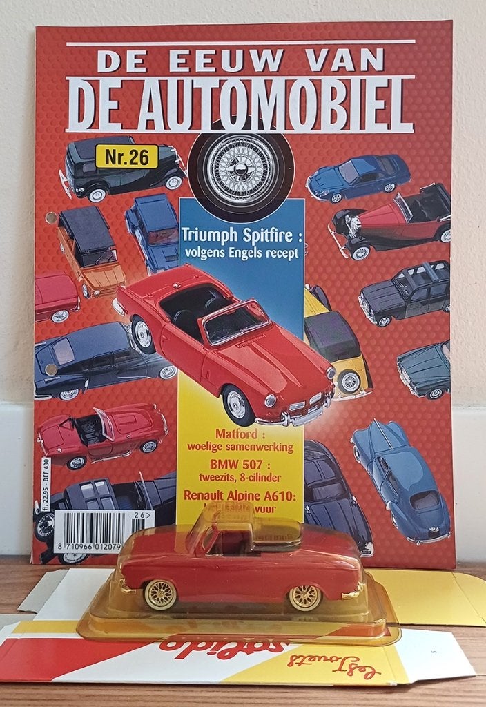 Triumph Spitfire - Solido - in originele verpakking, Ophalen of Verzenden, Zo goed als nieuw, Auto, Solido