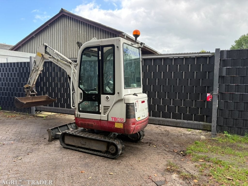 Takeuchi tb 016  minigraver kubota bobcat yanmar minishovel, Niet opgegeven, -, Niet opgegeven
