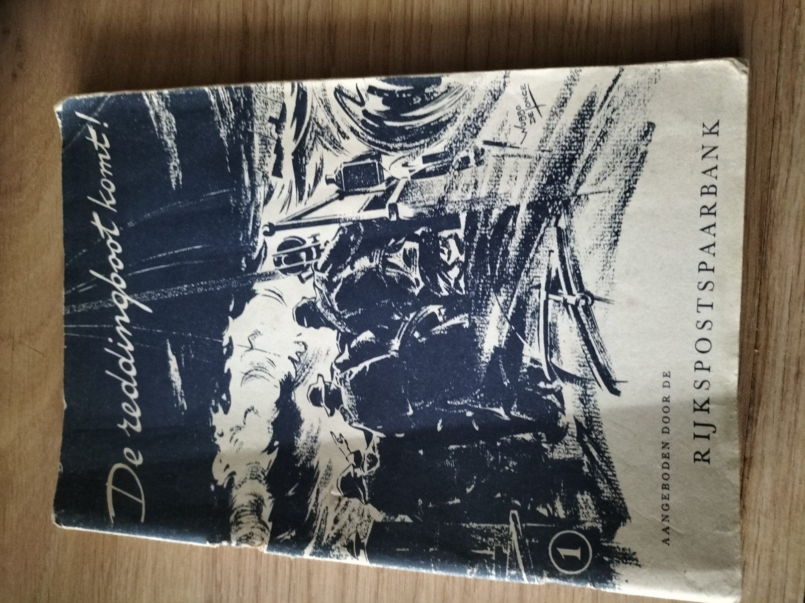 De Reddingboot Komt! - Rijkspostspaarbank (1930s), Boeken, Ophalen of Verzenden, Gelezen, Onbekend