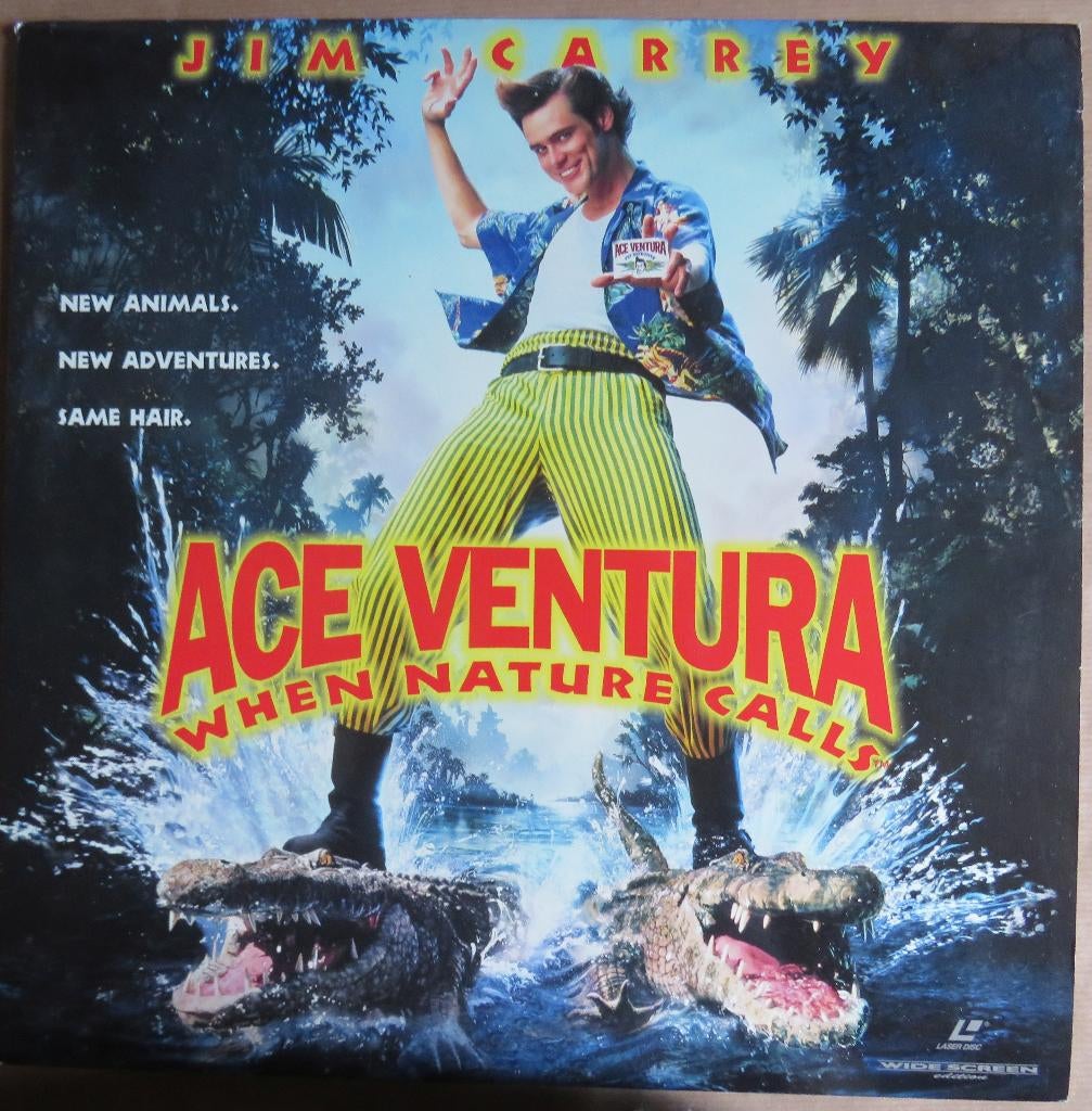 Ace Ventura: When Nature Calls laserdisc, Cd's en Dvd's, Dvd's | Komedie, Gebruikt, Actiekomedie, Vanaf 12 jaar, Ophalen of Verzenden