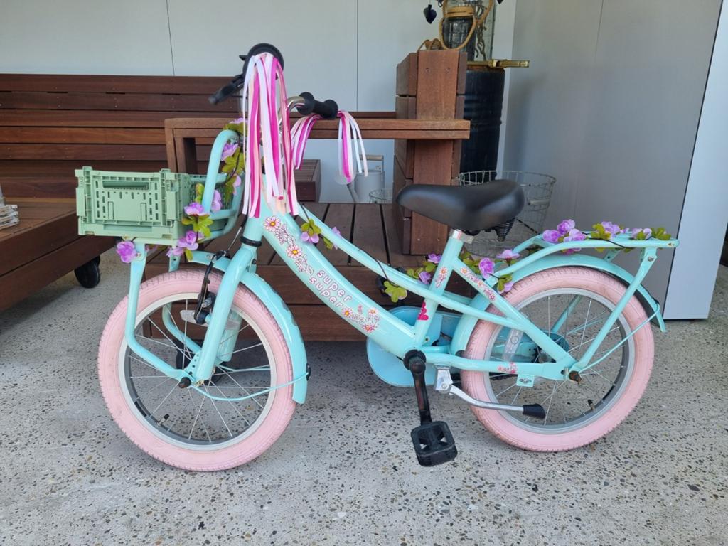 16 inch meidenfiets, Ophalen, Gebruikt, 16 inch