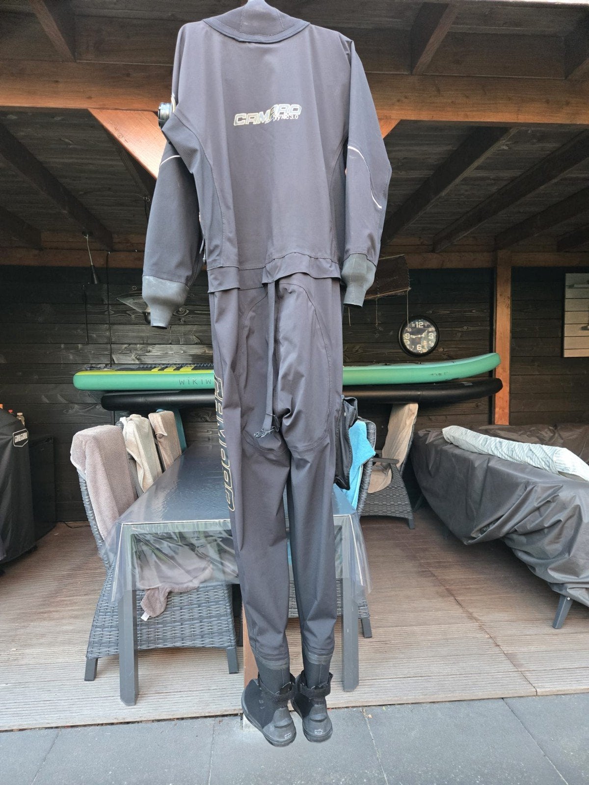 Droogpak Camaro Dry Tec 3.0, maat 54-XL, schoenen 45-46, Ophalen of Verzenden, Zo goed als nieuw, Duikpak