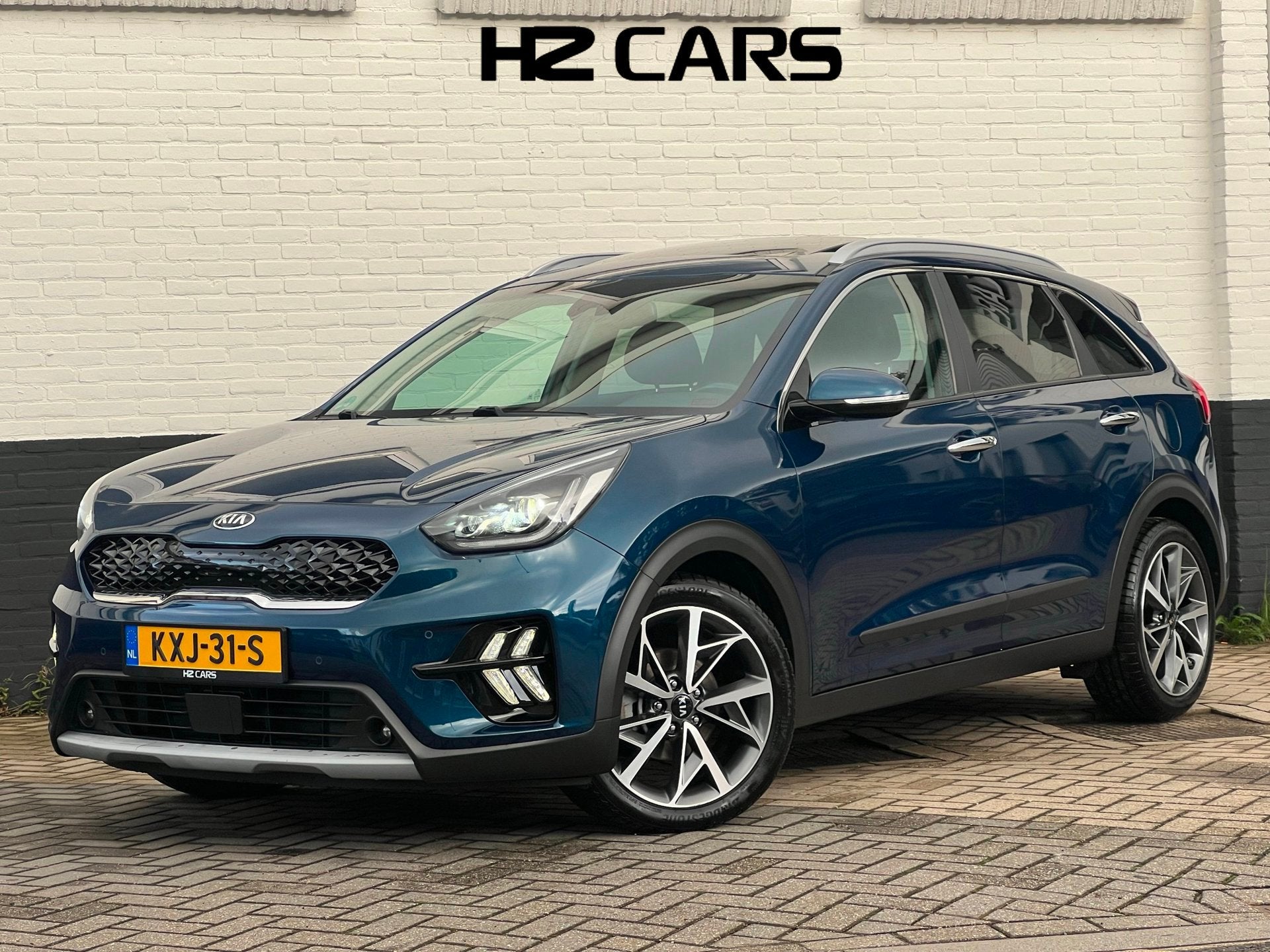 Kia Niro 1.6 GDi Hybrid ExecutiveLine|Nieuwstaat|Pano|Leder|, Dealer onderhouden, Gebruikt, Blauw, Leder