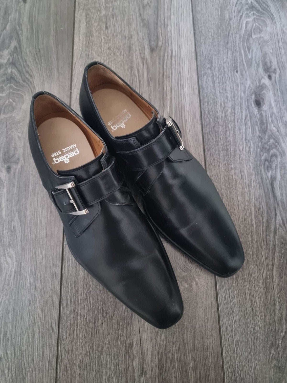 Zwarte Magnanni gespschoenen, Kleding | Heren, Schoenen, Verzenden, Zwart, Magnanni, Gespschoenen
