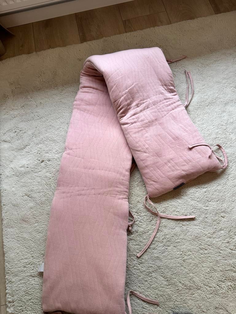 Roze bedbumper van House of Jamie - 100% biologisch katoen, Ophalen, Zo goed als nieuw, Overige typen