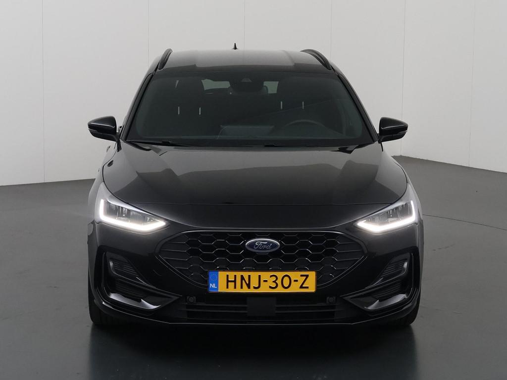 Ford Focus Wagon 1.0 EcoBoost Hybrid ST Line X | Trekhaak |, Auto's, Ford, Gebruikt, Euro 6, Automatische klimaatregeling, Zwart