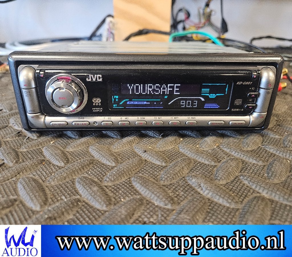 JVC KD-G801 1-din Autoradio / headunit 5VPre-out, Gebruikt, ., Ophalen of Verzenden, JVC