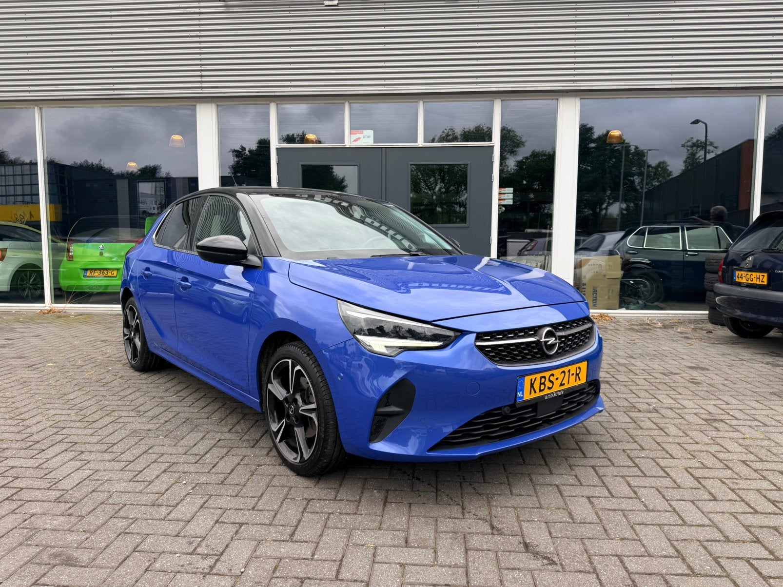 Opel Corsa 1.2 Turbo Ultimate/Digital Dash/Zwart Dak/Navi!!!, Auto's, Voorwielaandrijving, Blauw, Bluetooth, Handgeschakeld