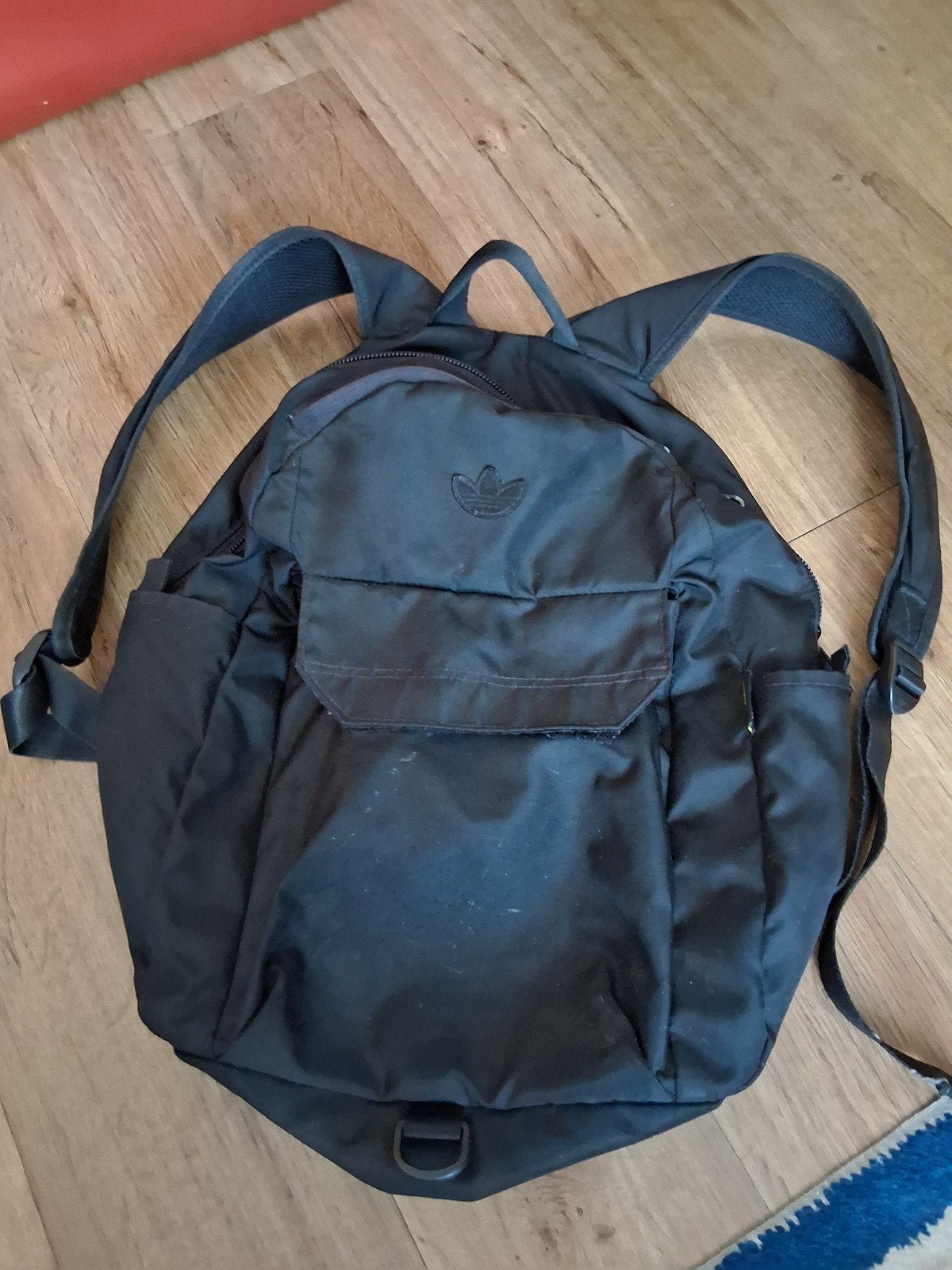 Adidas Adicolor Contempo Rugzak Zwart, Overige merken, Gebruikt, Verzenden, 25 tot 40 cm