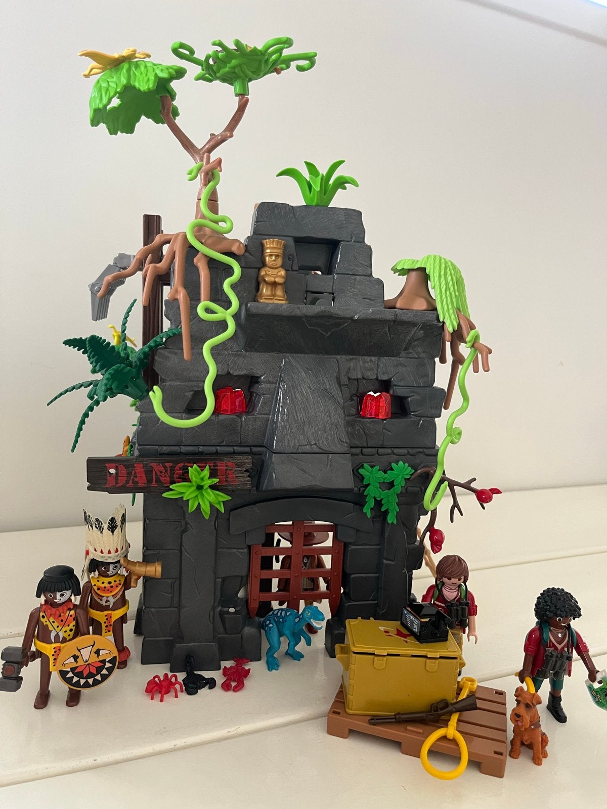 Playmobil Dino Rise: Tempel van de T-Rex, Kinderen en Baby's, Gebouw, Complete set, Ophalen of Verzenden, Zo goed als nieuw
