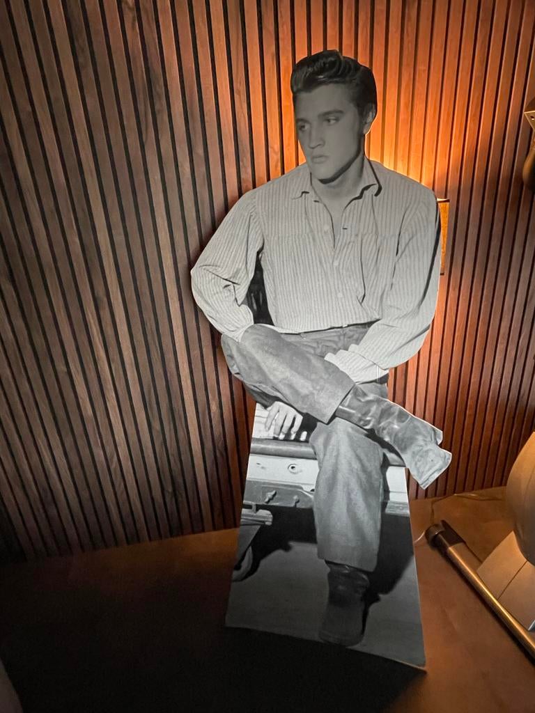 Elvis Presley levensgroot kartonnen portret, Ophalen, Gebruikt, Poster, Artwork of Schilderij