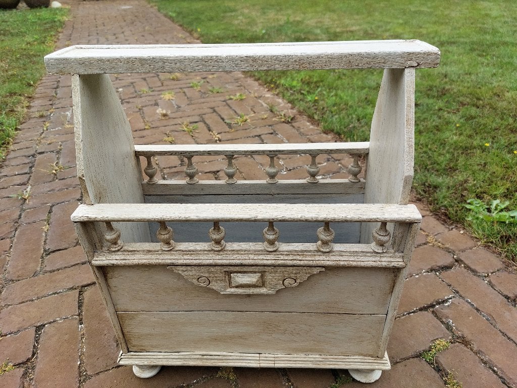 Vintage brocante retro brocante lectuurbak, Ophalen