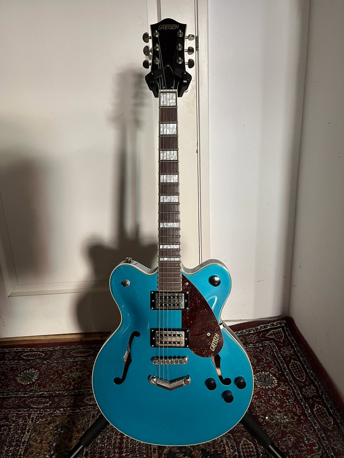Gretsch hollowbody streamliner G2622-OCN turquoise, Muziek en Instrumenten, Snaarinstrumenten | Gitaren | Elektrisch, Ophalen