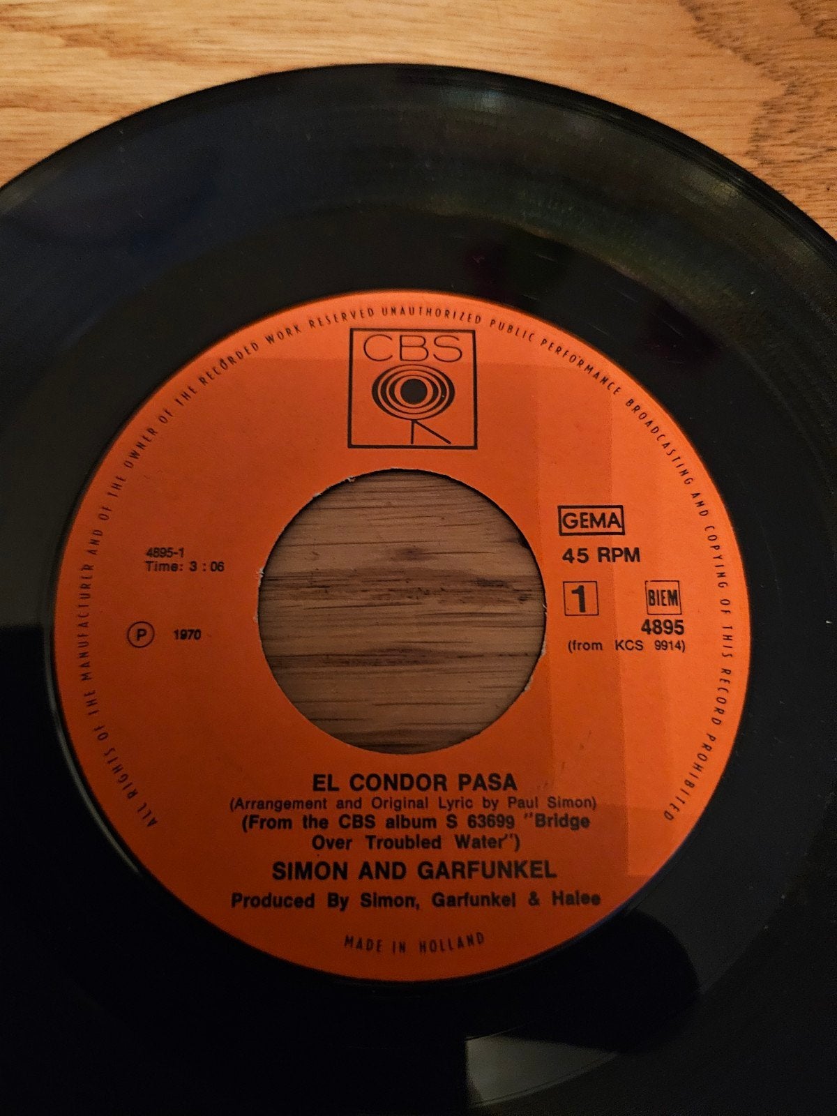 Simon & Garfunkel - El Condor Pasa / Why Don't You Write Me, Gebruikt, 7 inch, Ophalen of Verzenden, Pop