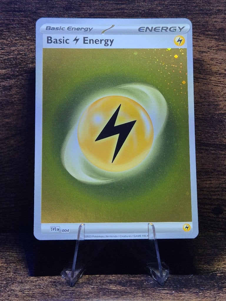 Lightning Energy Reverse SVE 004, Hobby en Vrije tijd, Verzamelkaartspellen | Pokémon, Verzenden, Zo goed als nieuw, Foil