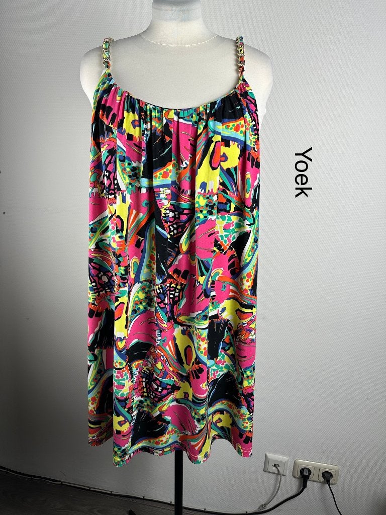 Yoek Jurk  (mt: 46/48) 9,1/626, Yoek, Maat 46/48 (XL) of groter, Ophalen of Verzenden, Zo goed als nieuw