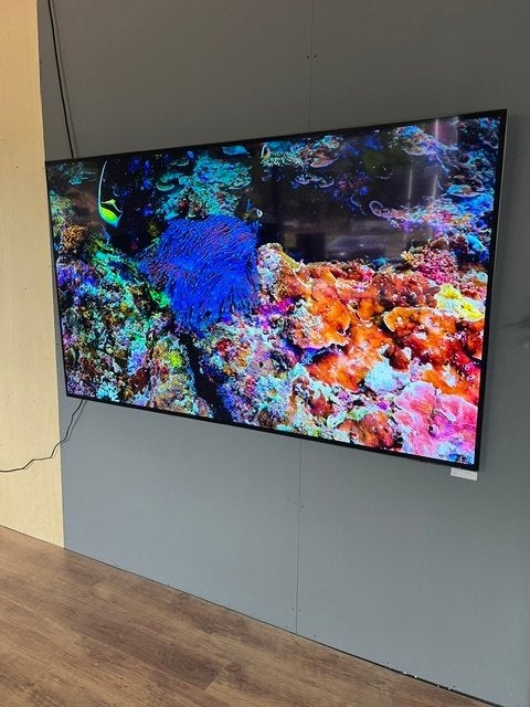 Samsung 77 inch OLED S85F 4K Smart TV, Audio, Tv en Foto, 50 Hz, OLED, Ophalen of Verzenden, Zo goed als nieuw