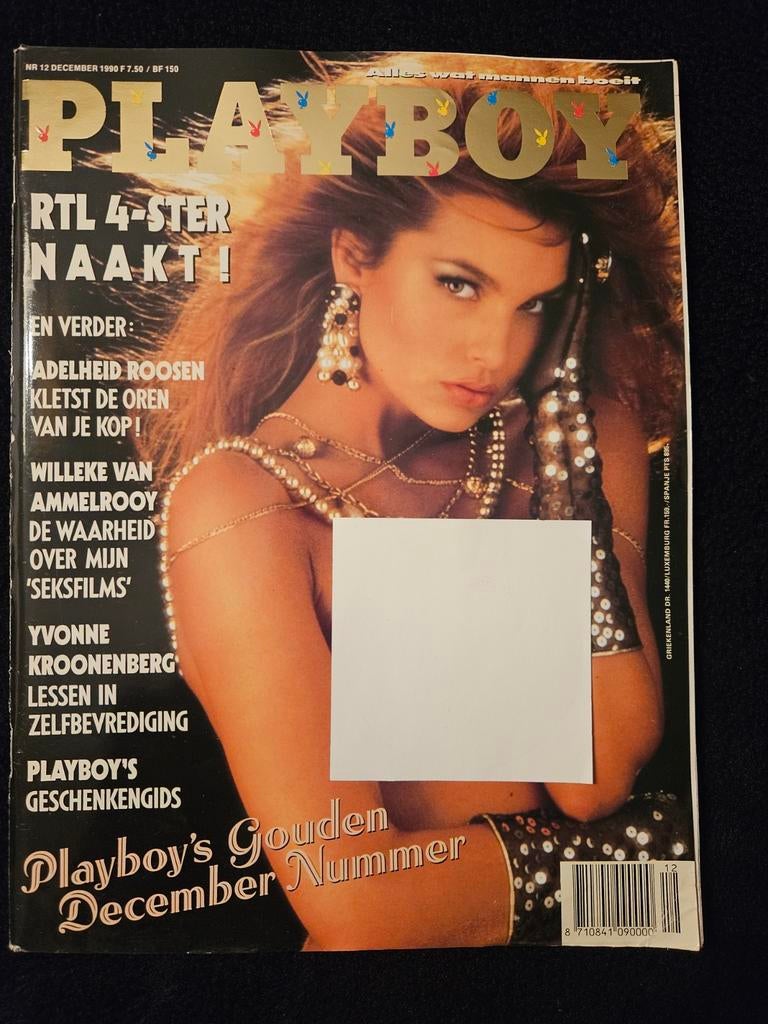 Playboy December 1990 - Gouden Nummer, Boeken, Tijdschriften en Kranten, Gelezen, Overige typen, Ophalen of Verzenden