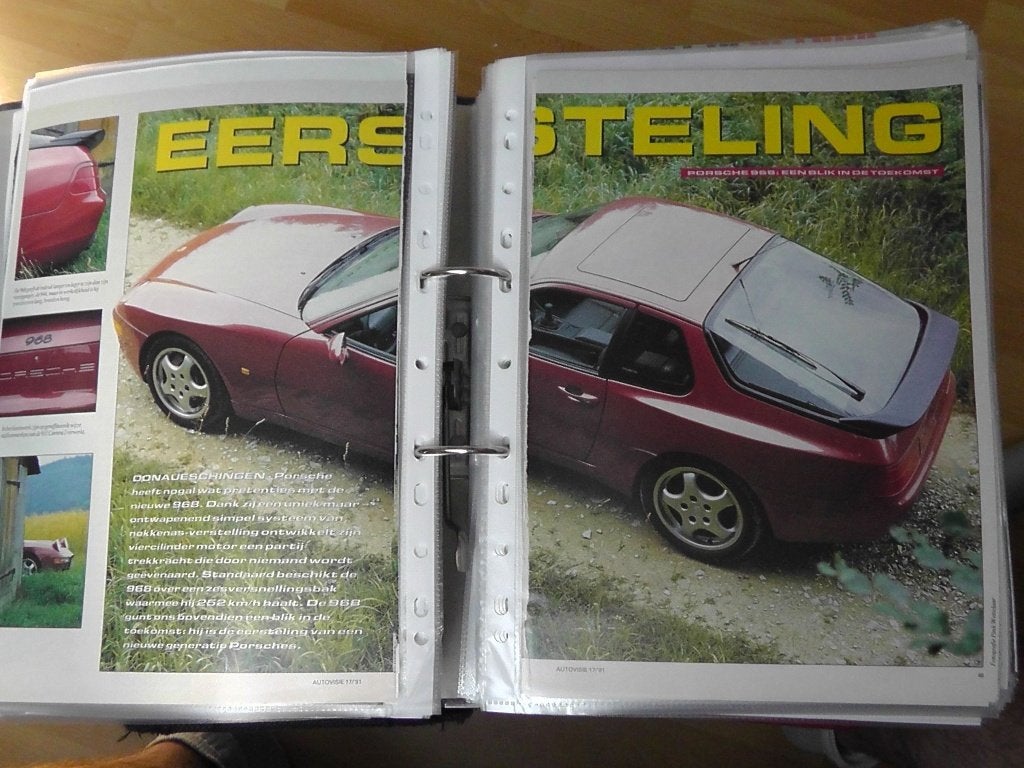 Porsche 968  (incl. cabrio) ? Eerst 18x autotest lezen, Ophalen, Gelezen, Porsche