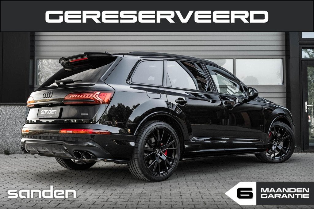 Audi Q7 60 TFSIe quattro Competition|RSseat|Pano|B&O|Massage, Auto's, Audi, Automaat, 2995 cc, Zwart, Leder