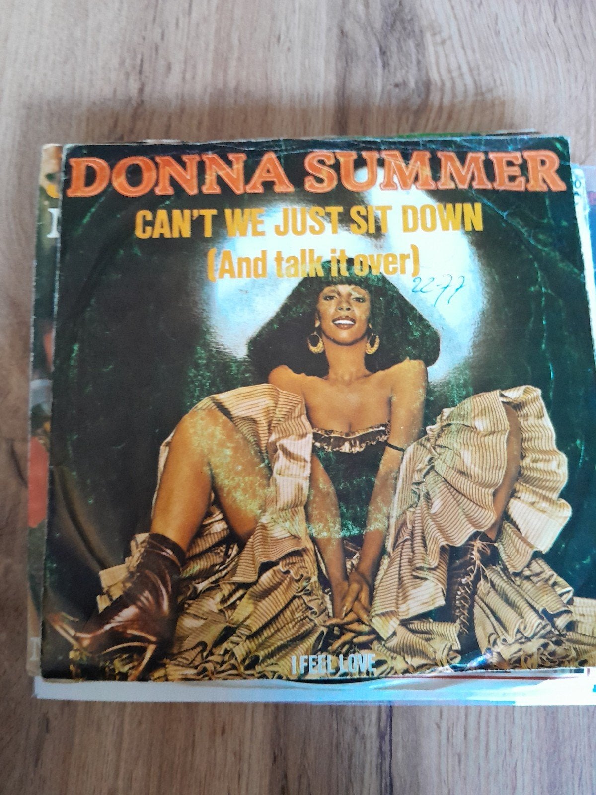 Donna summer 7inch can,t we just sit down, Ophalen of Verzenden, Zo goed als nieuw, Pop