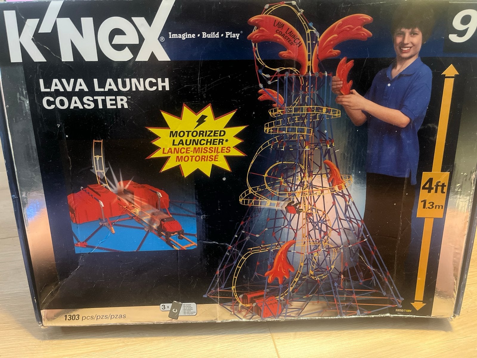 K'nex Lava Launch Coaster - Niet compleet, Kinderen en Baby's, Ophalen, Gebruikt, K'nex