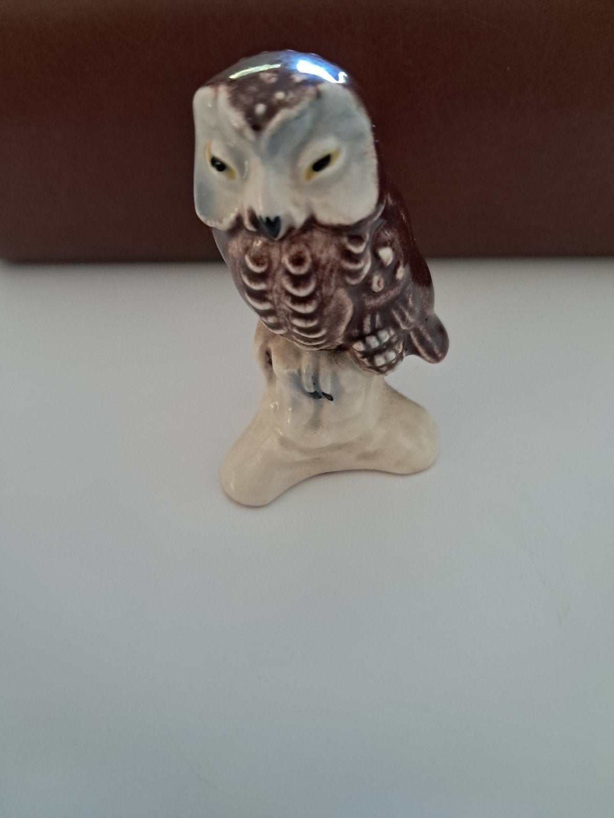 Goebel Uiltje op Stronk Miniatuur, Model 323, Jaren '70, Ophalen of Verzenden