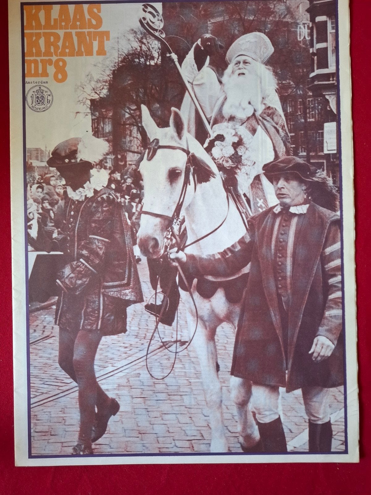 oude Sinterklaas KABOUTER krant 1970 Amsterdam, Ophalen of Verzenden