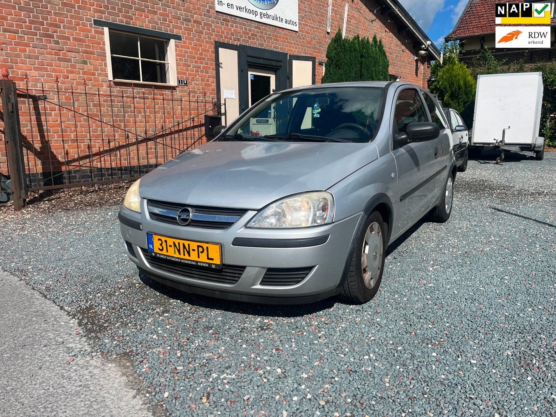 Opel Corsa 1.2-16V Essentia ( Airco + Elektrische ramen ), Voorwielaandrijving, Gebruikt, Origineel Nederlands, Bedrijf