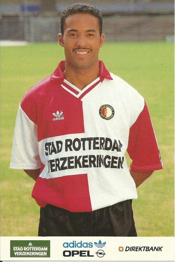 1992-1993 fotokaart Dean Gorré Feyenoord, Verzenden, Zo goed als nieuw, Feyenoord, Spelerskaart
