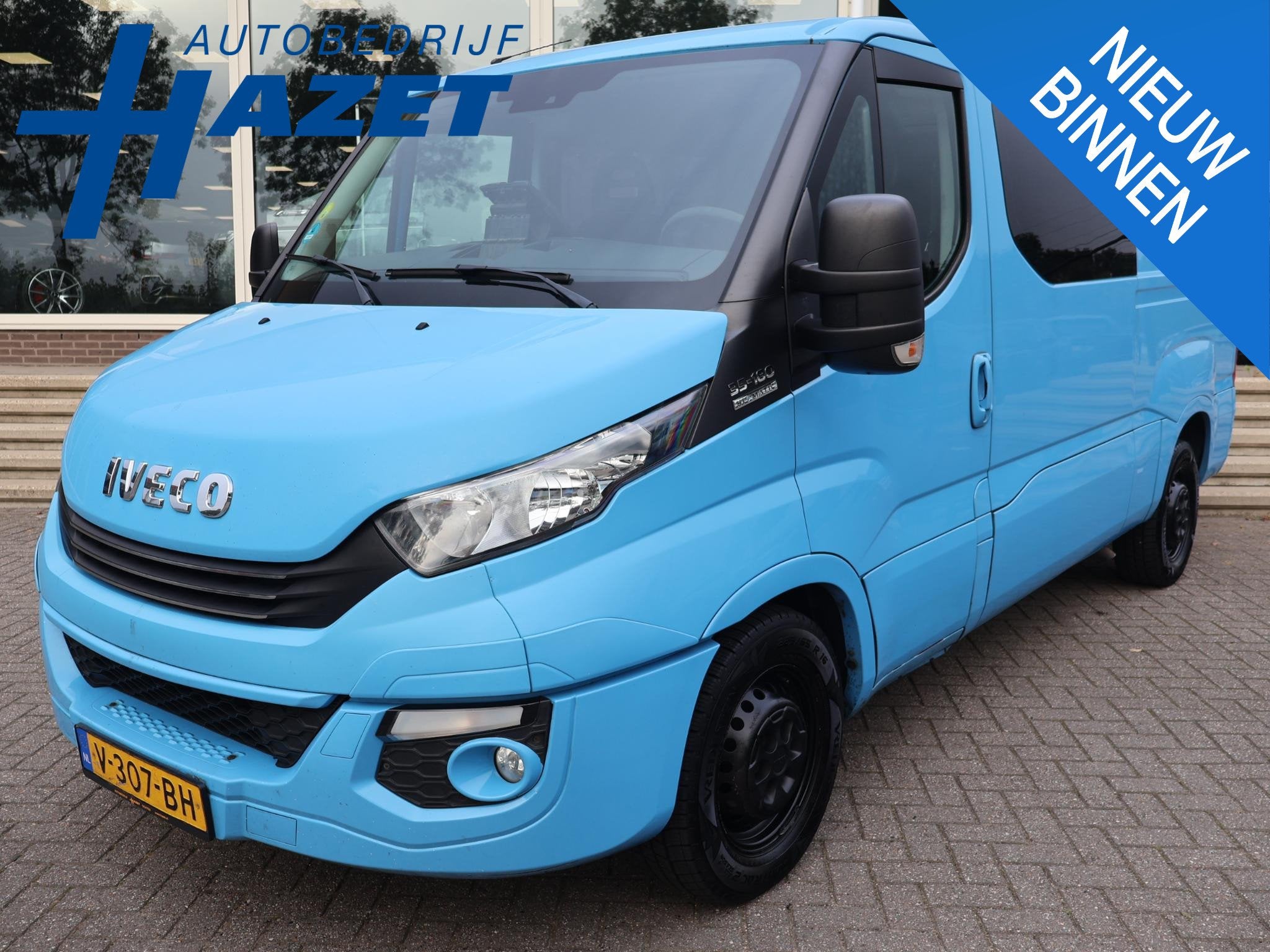 Iveco Daily 35C18V 3.0 180 PK AUT8 6-PERS DUBBEL CABINE EURO, Automaat, Euro 6, 4 cilinders, Origineel Nederlands