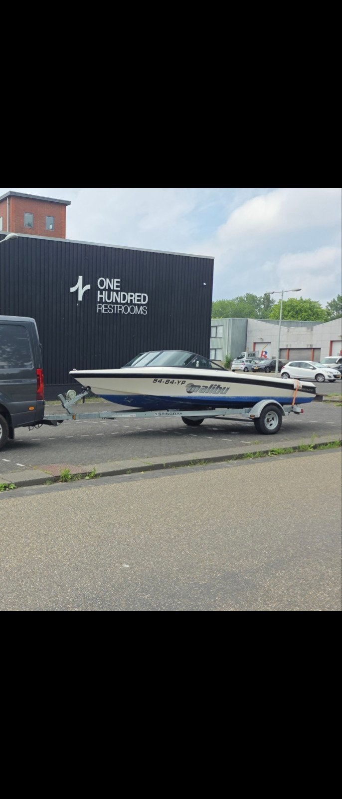 Stingray stallings trailer aanhanger enkel asser mooi !, Watersport en Boten, Boottrailers, Ophalen, Minder dan 6 meter, Stallingstrailer