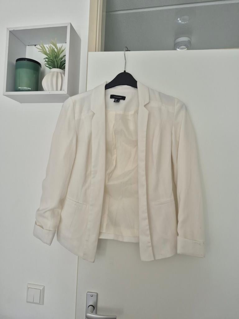 Witte blazer van Atmosphere, maat 34 (XS), Kleding | Dames, Atmosphere, Wit, Ophalen of Verzenden, Zo goed als nieuw