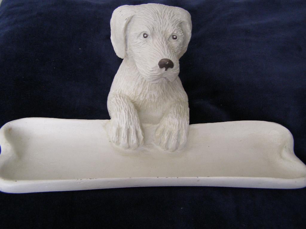 Zgn vide poche(lege zakken bakje) of pennenbakje met hondje, Antiek en Kunst, Ophalen of Verzenden