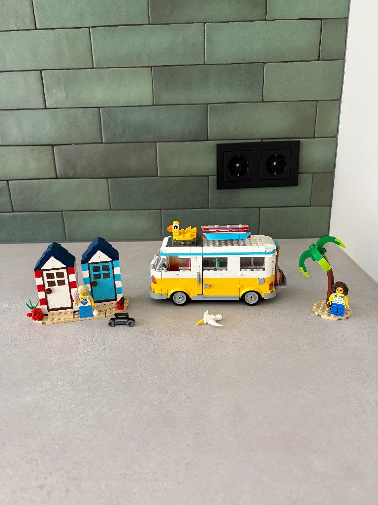 Lego Creator 3-in-1 31138 Strandkampeerbus, Ophalen, Lego, Zo goed als nieuw, Compleet