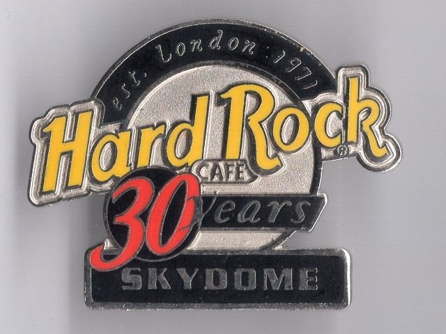 Hardrock cafe 30 jears SKY DOME 1971 email PIN ( BLAD3_305), Ophalen of Verzenden, Zo goed als nieuw, Stad of Land, Speldje of Pin
