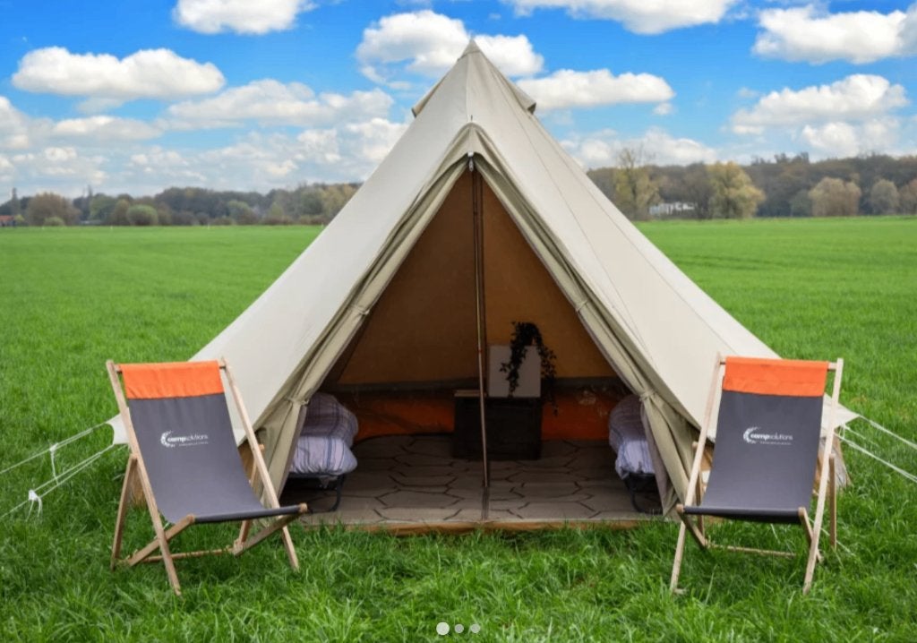 Lowlands Gllampcamp Deluxe Sahara 2p, Twee personen, Meerdaags