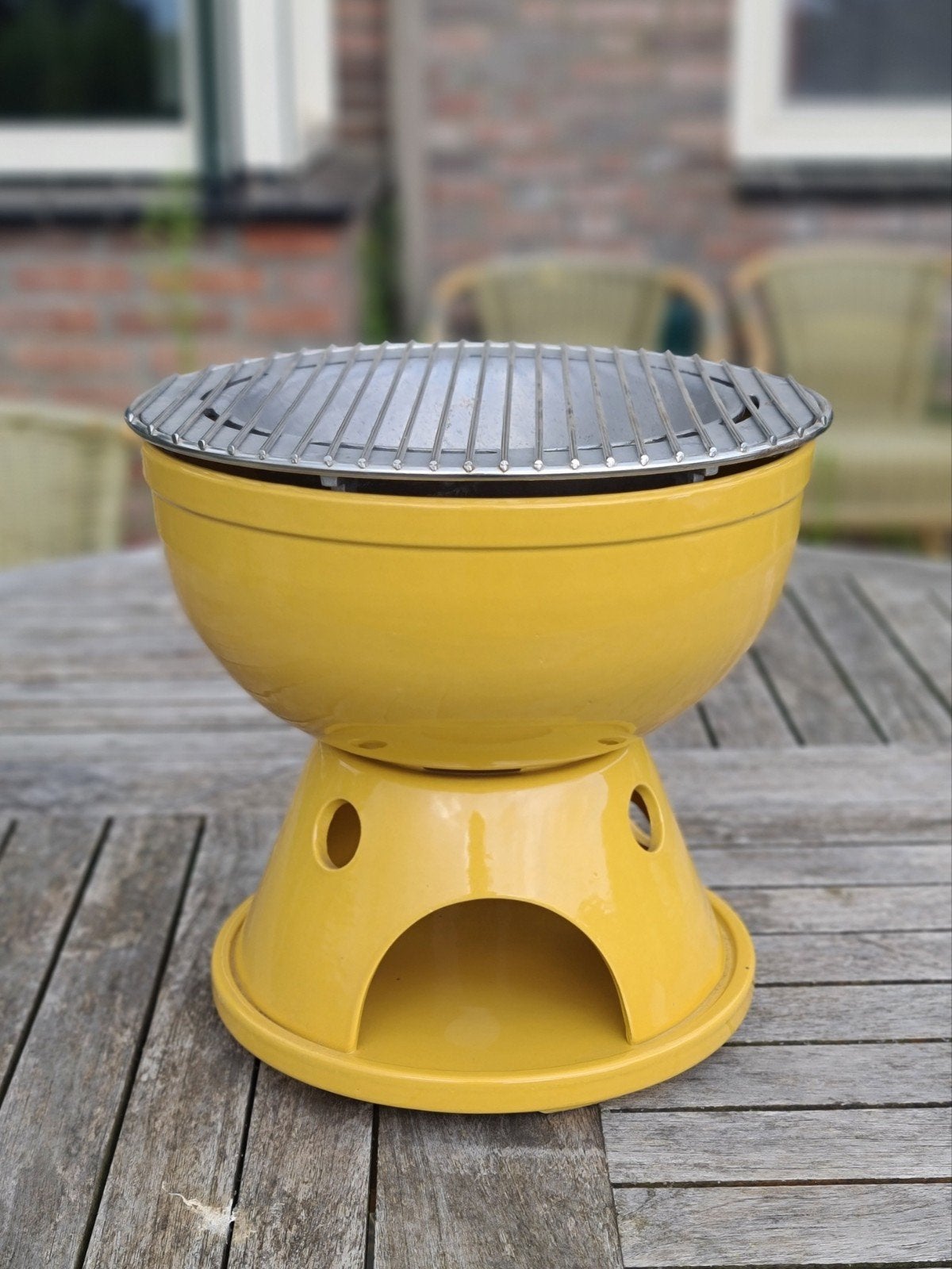 aardewerk tafel BBQ nieuw, Ophalen, Nieuw