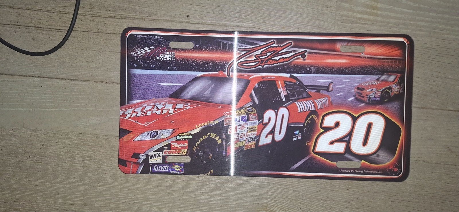Nascar bordje Tony Stewart (20826), Verzamelen, Ophalen of Verzenden, Zo goed als nieuw, Auto's