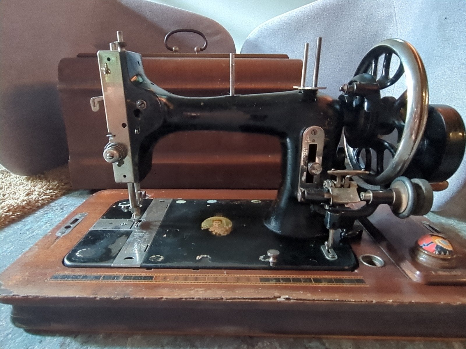 Vintage naaimachine, Antiek en Kunst, Antiek | Naaimachines, Ophalen